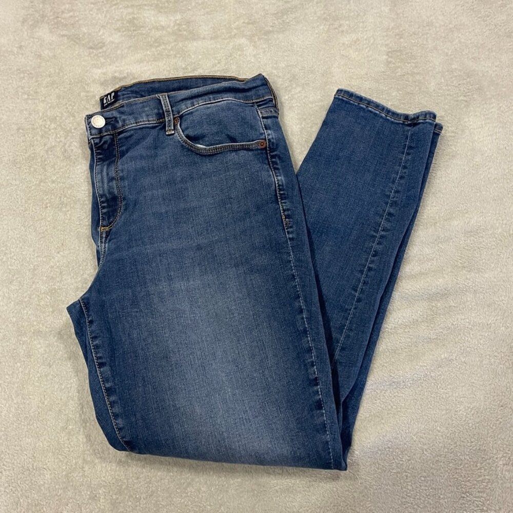 Gap Mid-Rise True Skinny Jeans Size 14/32 - Picture 7 of 11